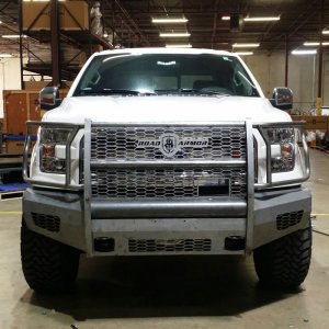 Ford F-150 Bumper - Front - Road Armor - Vaquero Full Guard - Tex Blk - `15-`17 Ford F-150 Bumper - Front - Road Armor - Vaquero Full Guard - Tex Blk - `15-`17